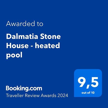 Penzion Dalmatia Stone House - Heated Pool Biorine Exteriér fotografie