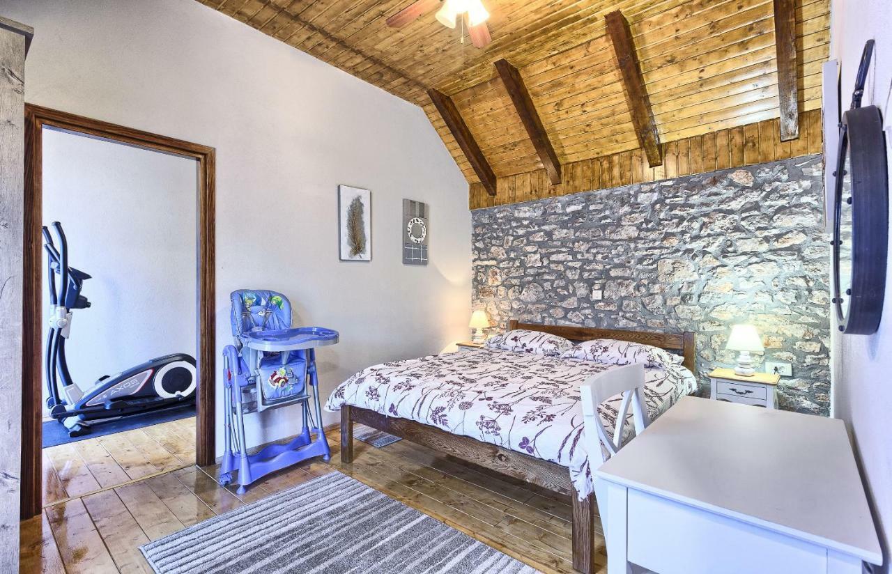 Penzion Dalmatia Stone House - Heated Pool Biorine Exteriér fotografie