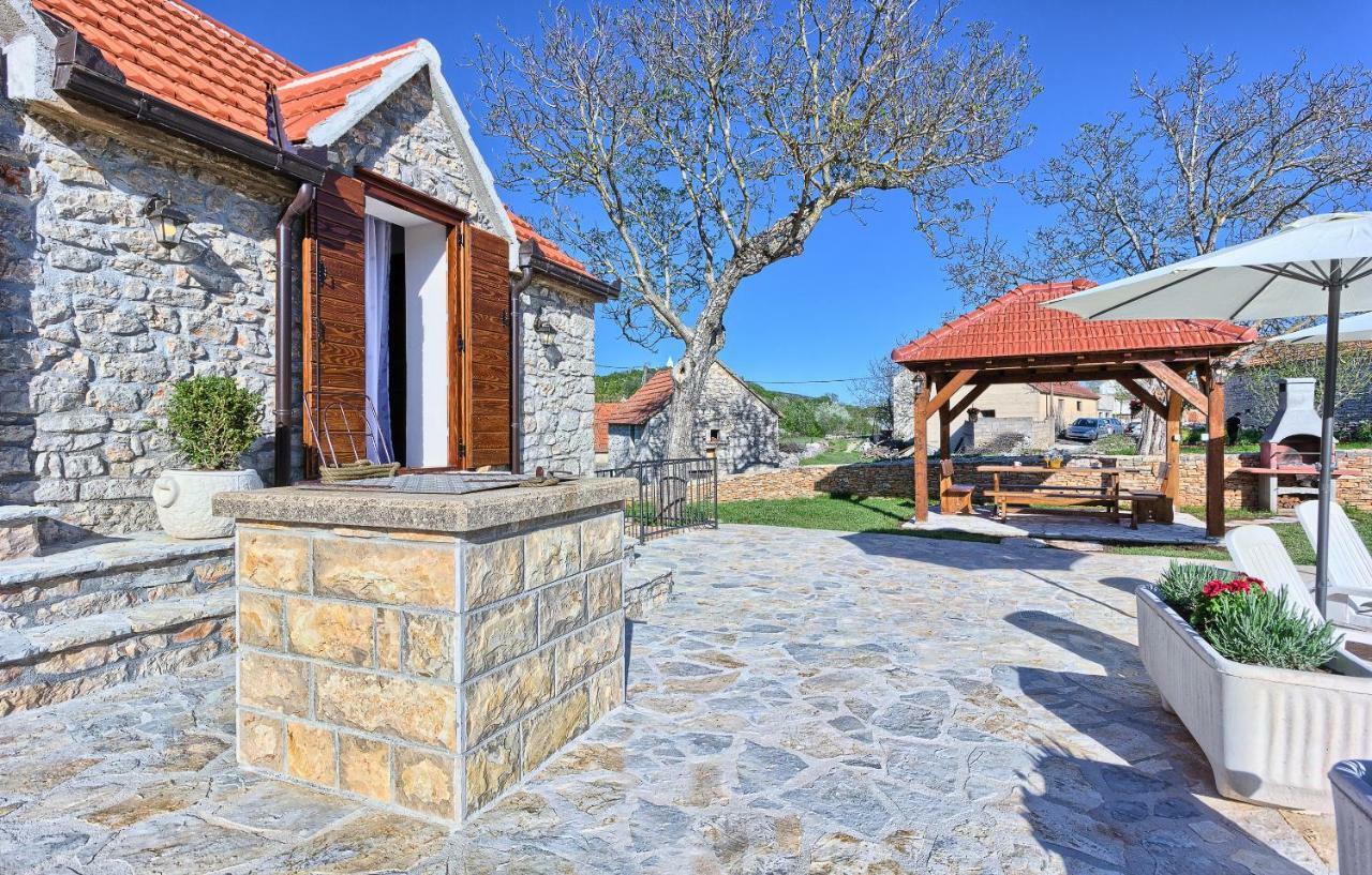 Penzion Dalmatia Stone House - Heated Pool Biorine Exteriér fotografie