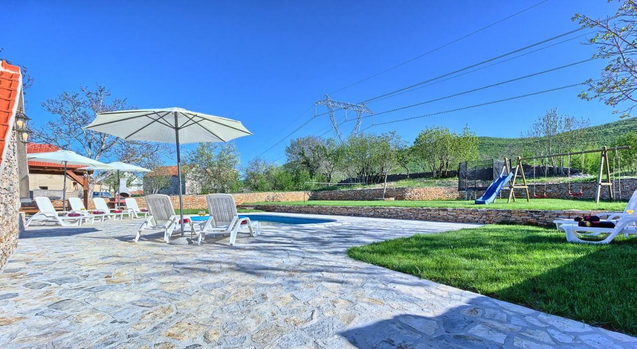 Penzion Dalmatia Stone House - Heated Pool Biorine Exteriér fotografie