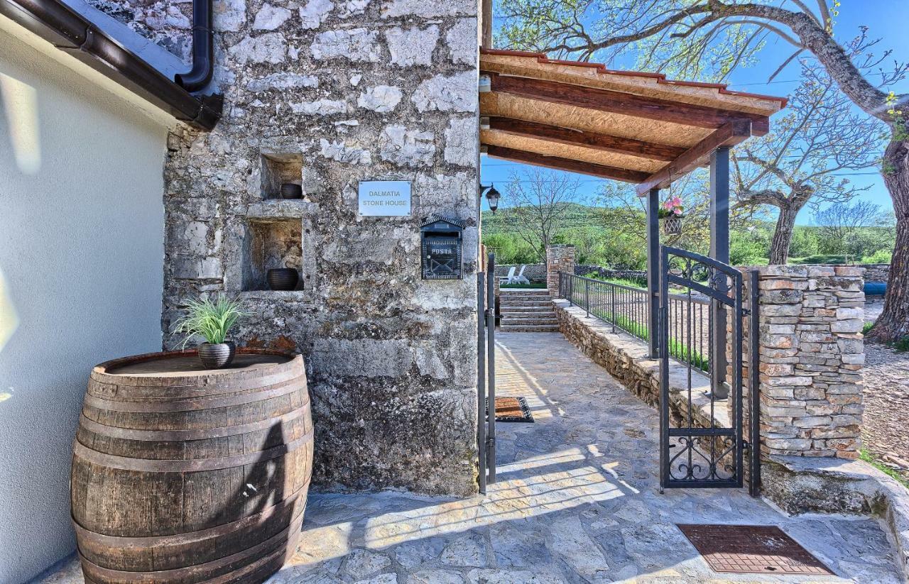 Penzion Dalmatia Stone House - Heated Pool Biorine Exteriér fotografie